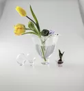 「花瓶のふた」と「ミニチュア花器」