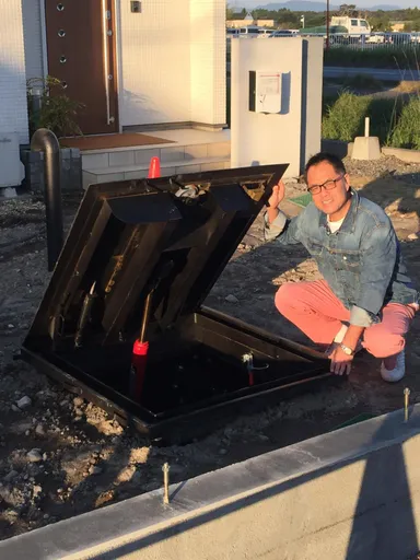 核・防災シェルター入口