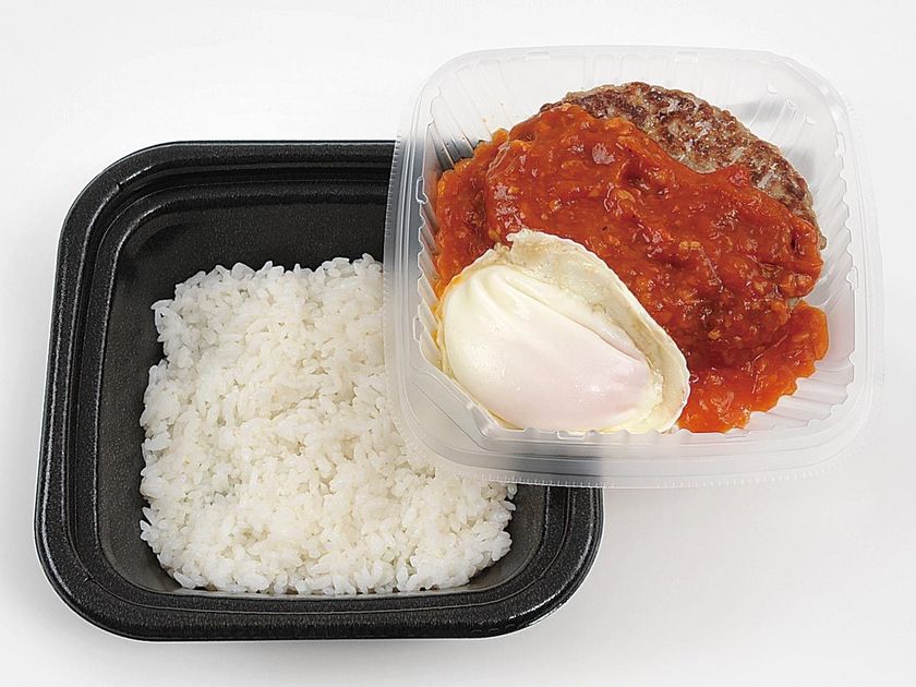 松屋の人気メニューを再現!
ミニストップ×松屋フーズ
「うまトマハンバーグ丼」 1/23(火)より発売