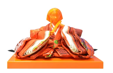 kimono 女雛 オレンジ
