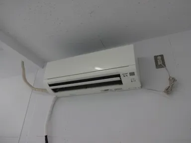 空調も用意してあります