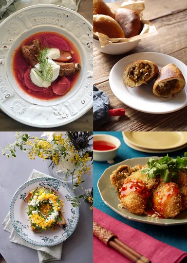 掲載レシピの一例