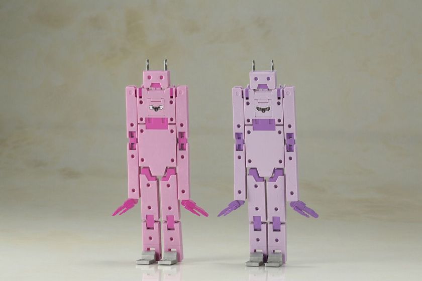 コトブキヤオリジナルコンテンツアニメ
「フレームアームズ・ガール」より
『充電くん』のマテリア姉妹のカラーセットが登場！！