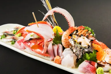 旬の地魚の造り 例