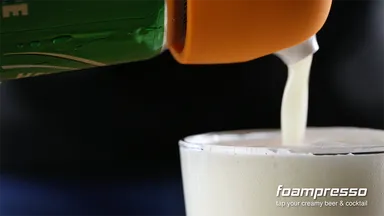 超微粒発泡で美味しいビールを