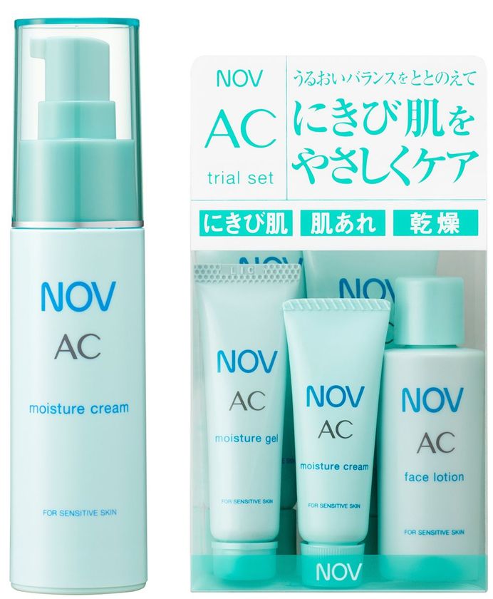 【3月6日】『ノブ』の大人のにきび肌を
やさしくケアする「ノブ　ＡＣシリーズ」より、
保湿ケアを強化する「モイスチュアクリーム」発売
