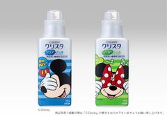 グラスの輝く洗い上がりに目がくらむ！？ミッキー・ミニーのデザインで登場　食洗機用洗剤『CHARMY(チャーミー) クリスタ “ディズニーデザイン”』(本体ボトル)数量限定発売