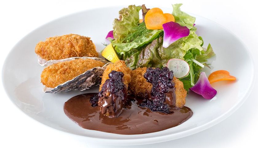 ありそうでなかった？カキフライにチョコレートソース！ 
牡蠣好きのためのバレンタイン