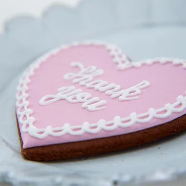 アイシングクッキー（サンキューハート）