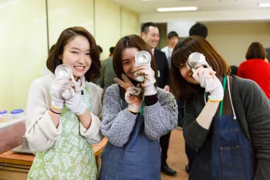 開催地域の伝統産業を体験(2017年3月富山)