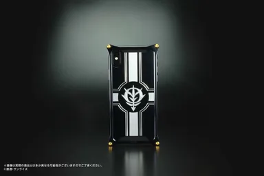 機動戦士ガンダム×Gild design iPhone Xケース  ジオンブラック　3