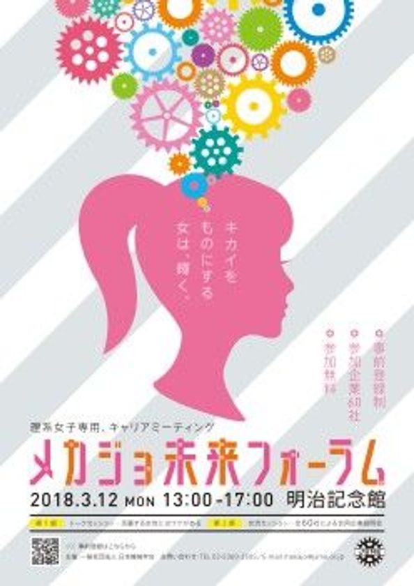 告知ご協力・取材のお願い
第2回「メカジョ未来フォーラム2018」開催