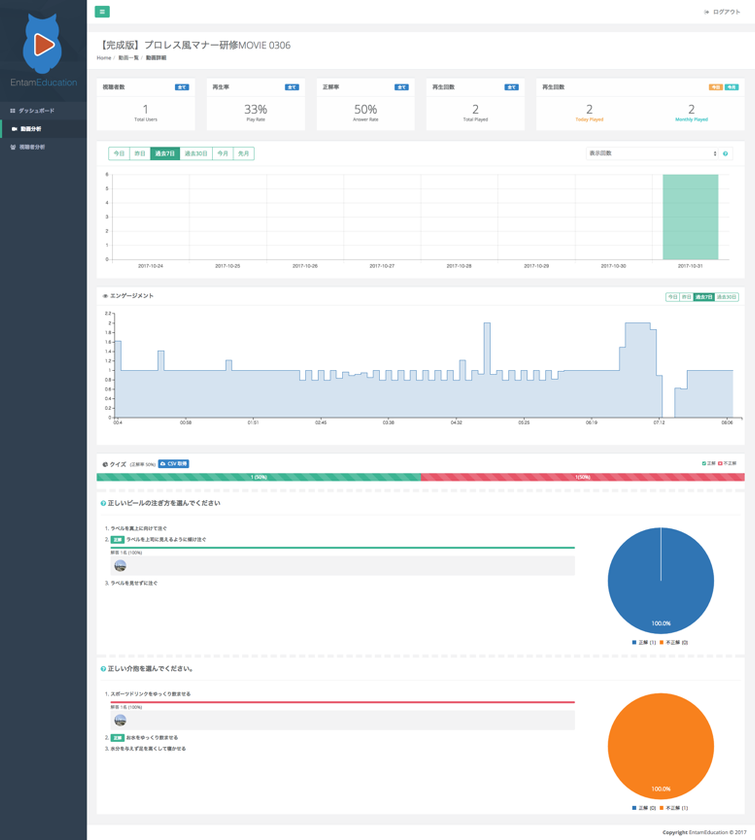 EDGE株式会社が提供する動画管理サービス「EntamEducation」の
配信プラットフォームにブライトコーブが採用