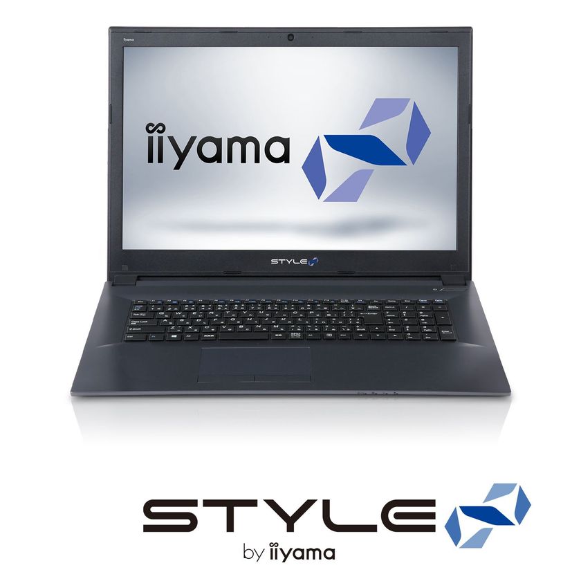 iiyama PC「STYLE∞（スタイル インフィニティ）」より
第7世代Core(TM) i7と高速SSDを搭載した
17型フルHDノートパソコンを発売