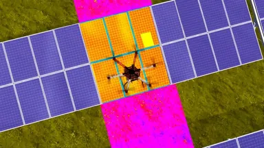 赤外線カメラ使用 点検イメージ