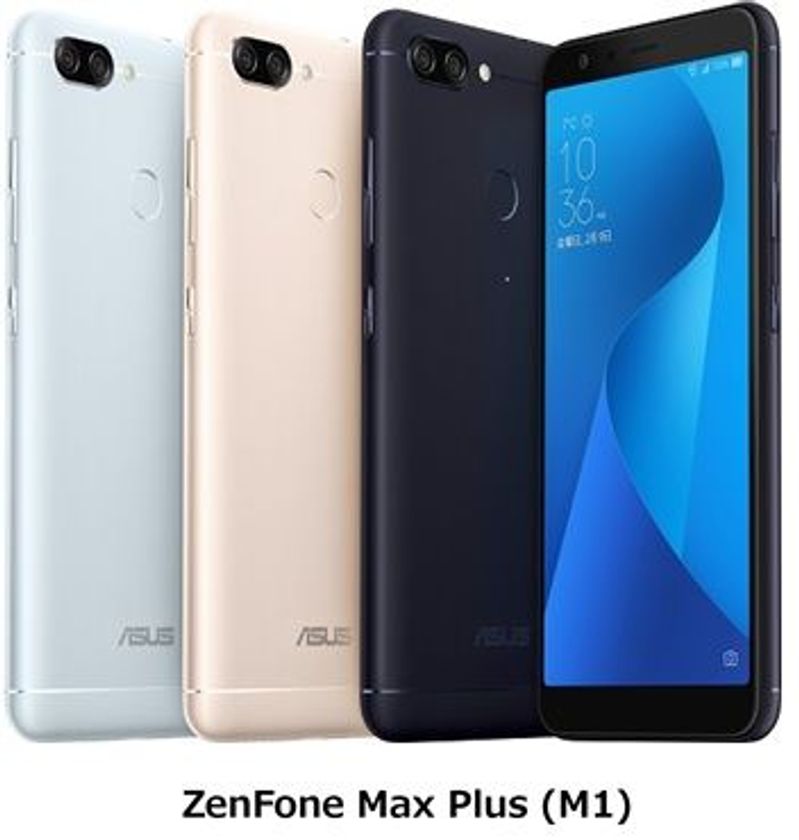 BIGLOBEモバイルが、ASUS製スマートフォン
「ZenFone Max Plus (M1)」を提供開始
～4,130mAhの大容量バッテリー搭載、
画面比率「18：9」ワイドディスプレイ採用～