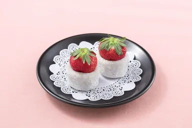 『共楽堂』紅ほっぺいちご大福