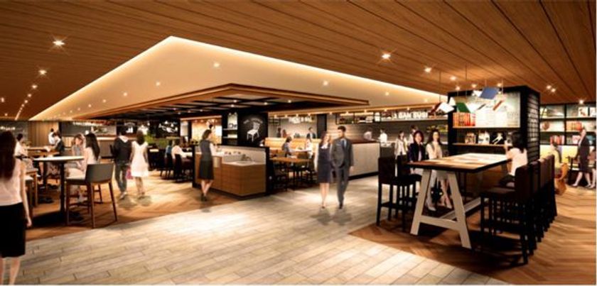 阪急三番街に新しい飲食エリアが誕生！
UMEDA FOOD HALL 3月28日（水）にオープン
約1,000席で全18店舗。
昼も夜も楽しめる新たな「食」の空間をご体験ください。