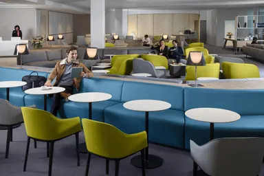 パリ、シャルル・ド・ゴール空港、エールフランスラウンジ