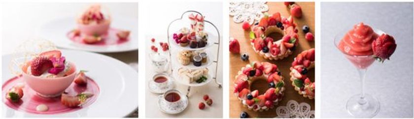 【ホテル阪急インターナショナル】
福岡県産「あまおう」をスイーツやカクテルに散りばめて
Strawberry Collection (ストロベリーコレクション)　