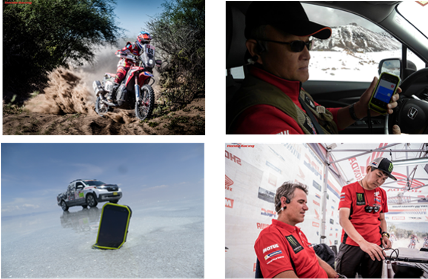 「DAKAR(ダカール) RALLY(ラリー) 2018」
「ＴＯＲＱＵＥ（Ｒ）（トルク）」が
「Monster Energy Honda Team」の
情報通信デバイスとして活躍