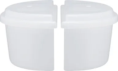 ハーフサイズの製氷カップ×2