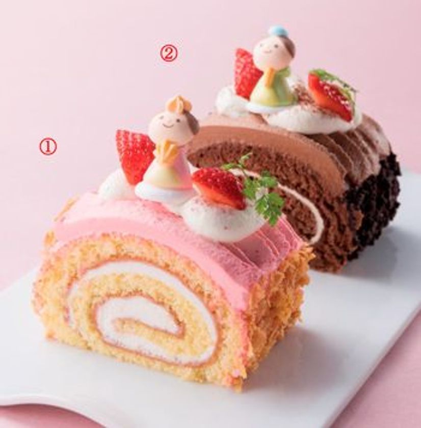 3日間限定！“ひな祭りケーキ”「ひなロール」新登場！
2018年3月1日（木）～3月3日（土）　宝塚ホテルにて