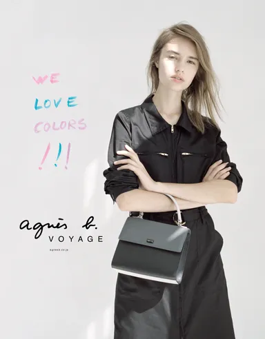 【アニエスベー ボヤージュ】2Wayレザーハンドバッグ“lili”…S：￥30,000（税抜）