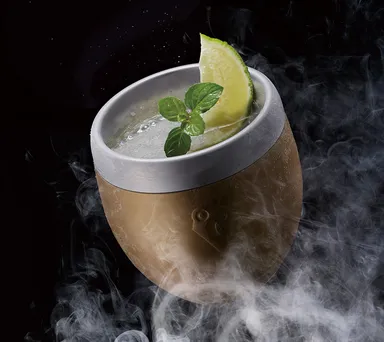 ON℃ZONEフリージング　ステンレスタンブラー180ml ゴールド