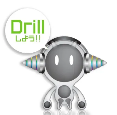TCFキャラクター　Drillくん