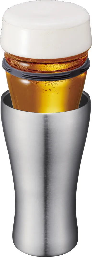 ON℃ZONE飲みごこち　ビールタンブラー　構造