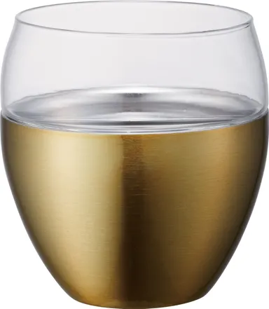 ON℃ZONE飲みごこち　ロックタンブラー　ゴールド