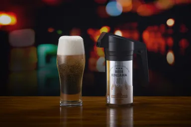 絹泡　ジョッキタイプ　ブラック　イメージ2