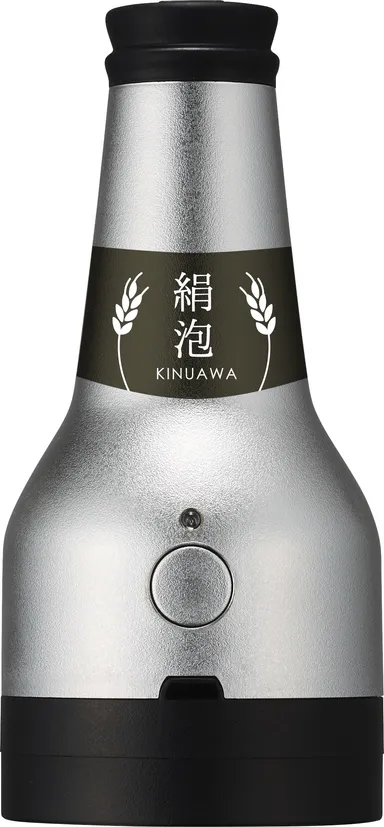 絹泡　瓶タイプ　シルバー1