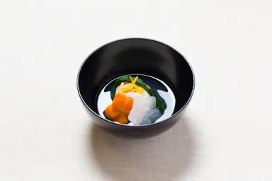 デイヴィッド選手の煮物椀