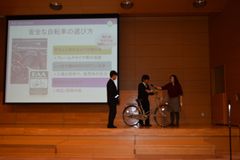 自転車の安全利用促進委員会レポート　一般社団法人自転車協会　学生による自転車事故が多い春を前に自転車について学習！広島県私立修道中学で中学2年生286名に自転車の交通安全教室を実施