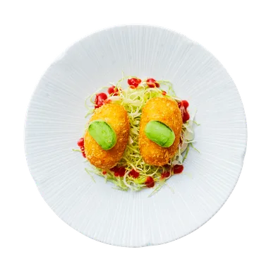 越前蟹とふきのとうのクリームコロッケ