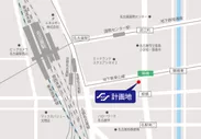 名古屋駅前　地図