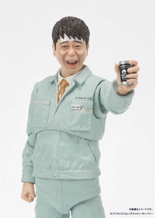 よゐこ有野のTV番組「ゲームセンターCX」15周年フィギュア登場
　3Dスキャンで“有野課長”を顔のシワまで精緻に再現