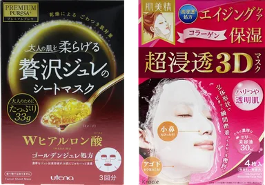 保湿用フェイスマスクが増加