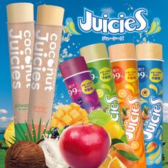 ニュージーランド発！砂糖・甘味料・着色料不使用。果汁贅沢アイス『Juicies(ジューシーズ)』から“ココナッツシリーズ”3月16日新発売！