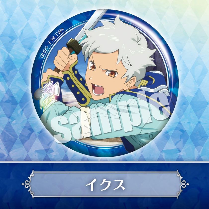 大人気アプリゲーム「テイルズ オブ ザ レイズ」より
付けても飾っても楽しめる缶バッジコレクションが登場！