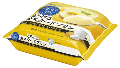 『彩り食感　とろけるカスタードプリン』