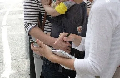 過去のナゾトキ街歩きゲームの様子