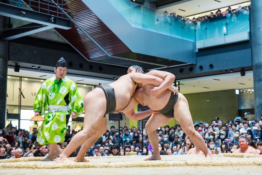 「うめきた場所 in グランフロント大阪2018」
豪栄道・琴奨菊などの人気力士達が登場！　
会場を埋め尽くす約５０００人の来場客が大熱狂！