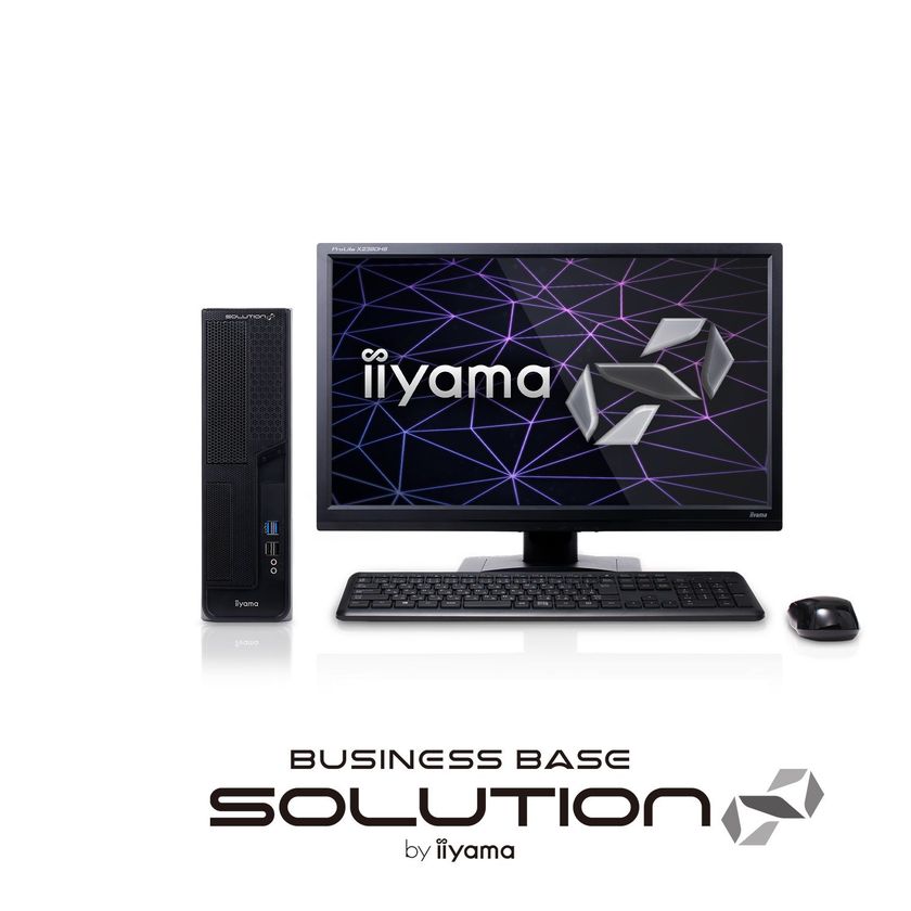 iiyama PC「SOLUTION∞ (ソリューション インフィニティ)」
第8世代Core(TM) i3を搭載したビジネス向けスリムパソコン発売