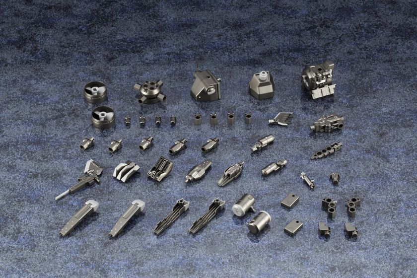 ヘキサギアのブースターパック第二弾が発売！
ディテールアップパーツやジョイントなどを組み合わせて自由な組み合わせが可能！