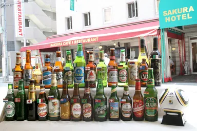 Ｗ杯出場国輸入ビール集合