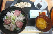 1300円メニュー(4)輪島港　地魚漬け丼セット