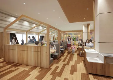 フードコート(ベンチボックスゾーン)